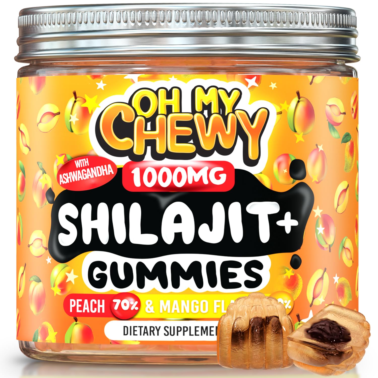 Amazon.com: OH MY CHEWY Pure Himalayan Shilajit Gummies - High