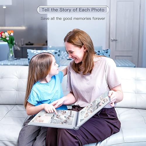 Vista 145 de popotop Álbum de fotos de 4 x 6 – 100 fotos libros con 100 bolsillos verticales, álbumes de cubierta de lino para familia, boda, aniversario, fotos