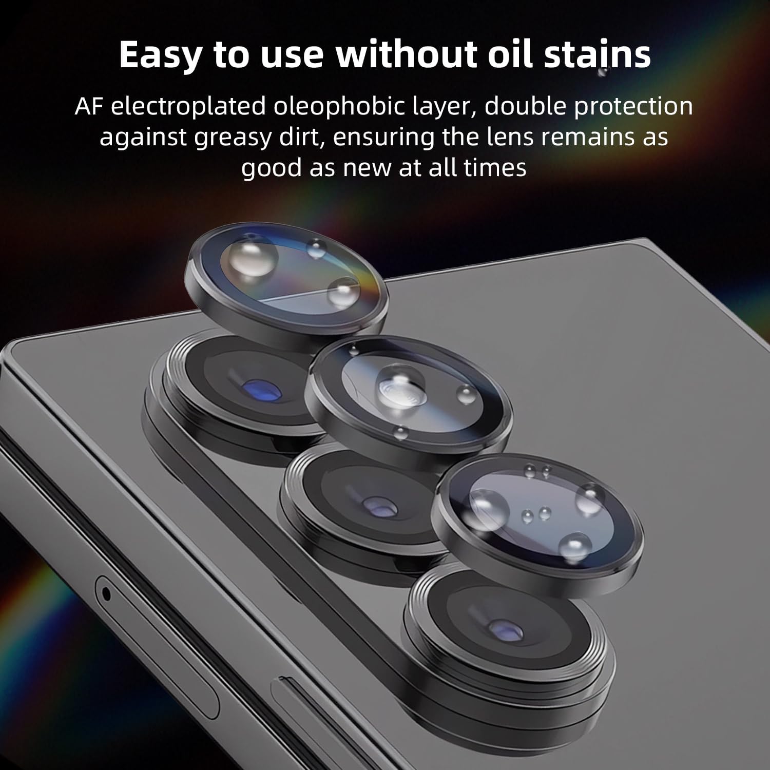 SAHARA - Camera Protector for Galaxy Z Fold7 | Strong Titanium | 2-Pack | (ZD00171)