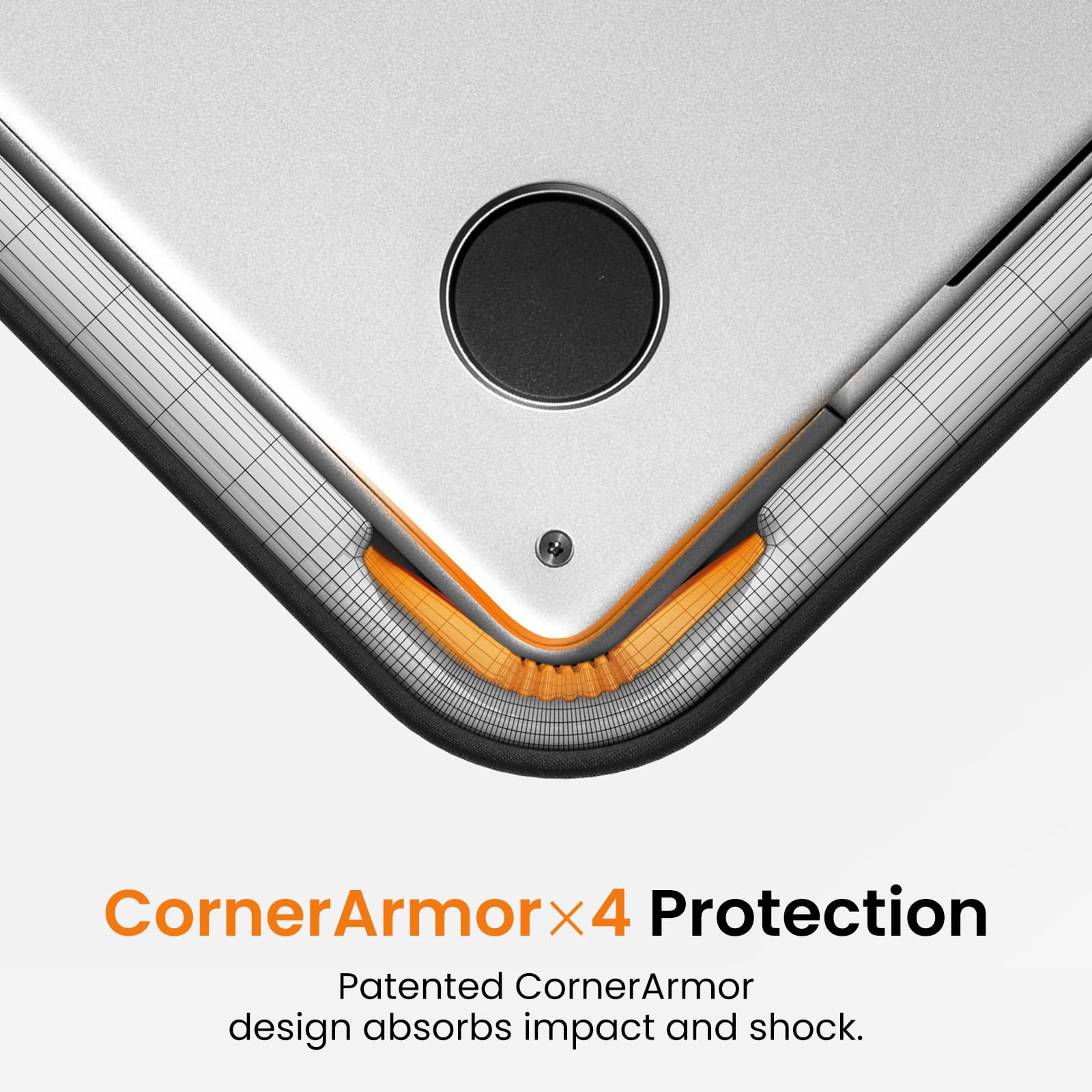 tomtoc lekka torba na MacBook Pro 14" M5 Pro/A3426, M5 Max/A3427 2026, M4/M3/M2/M1 A3434/A3112/A3401/A3185/A2992/A2918 2021-2025, wodoodporne etui z ochroną CornerArmor