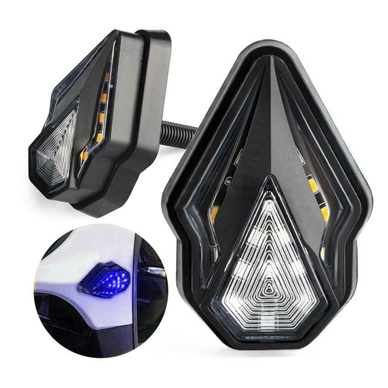 Clignotant Clignotants Moto LED Clignotants Indicateurs Clignotant Lumières Encastré 12 V Moto Pour Café Racer Signal Lampe