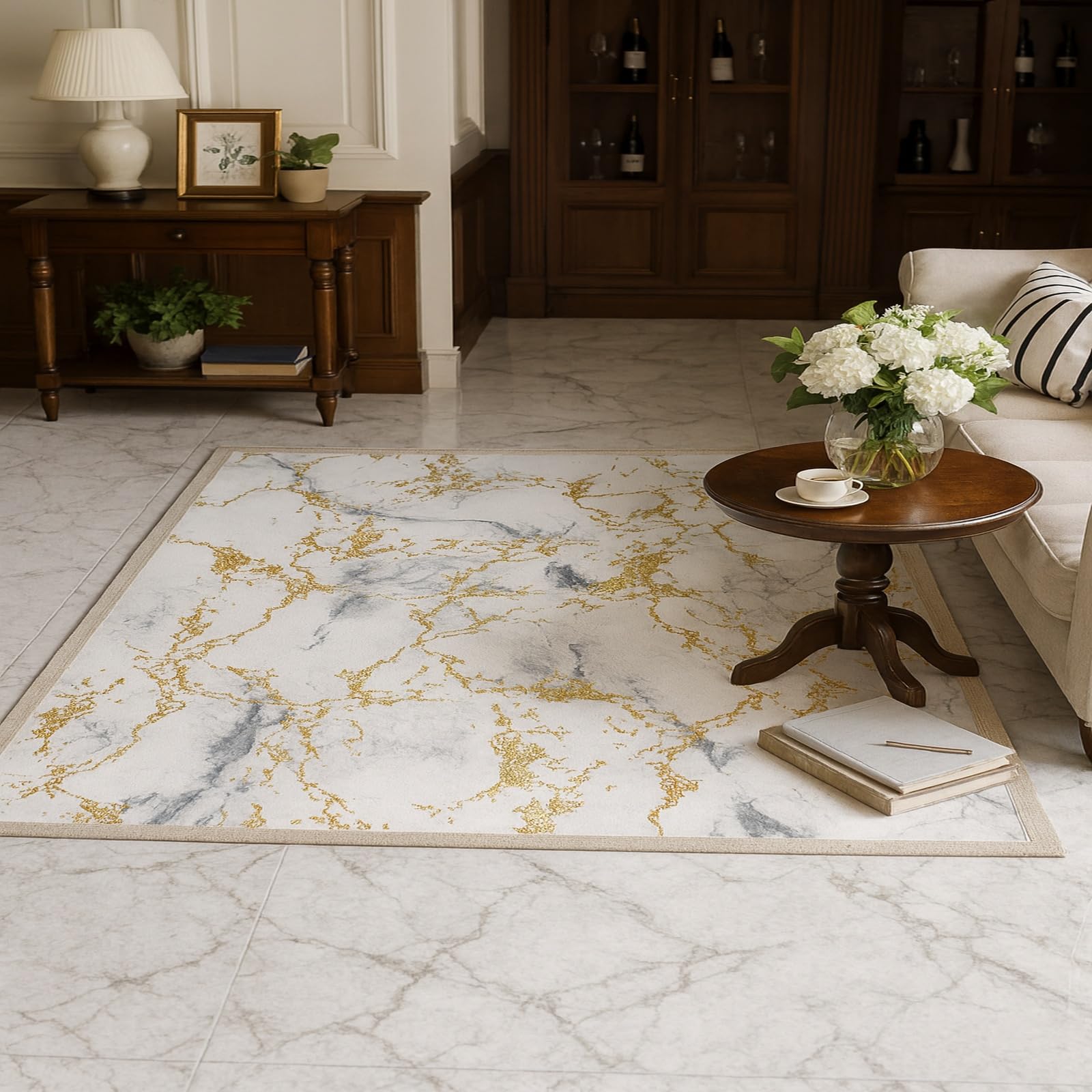 Tapis grand salon 180x200 cm pour illuminer vos moments de détente en famille