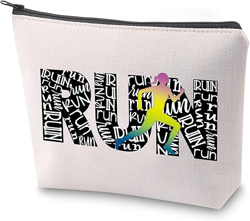 ZJXHPO Running Lover - Kit de supervivencia para corredor, bolsa de cosméticos para amantes de la maratón, regalo inspirado en el equipo de correr,