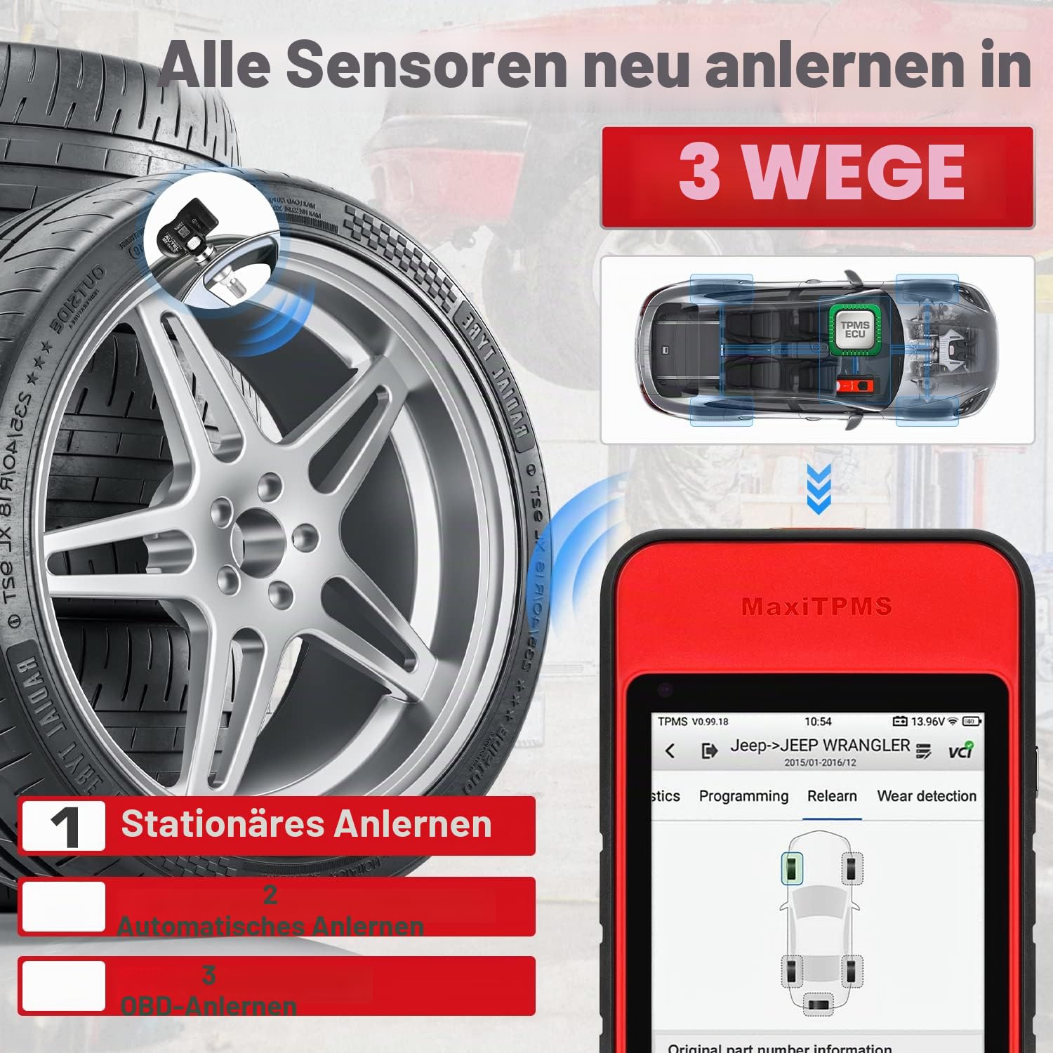 Autel MaxiTPMS ITS600 (E) Erweitertes TPMS Service Diagnosetool, 2026 Aktualisiert von TS508/TS601, ÖLS/EPB/BMS/SAS, Drahtloses Android 9.0, VIN Scan, MX-Sensor Program, Lebenslanges Aktualisieren