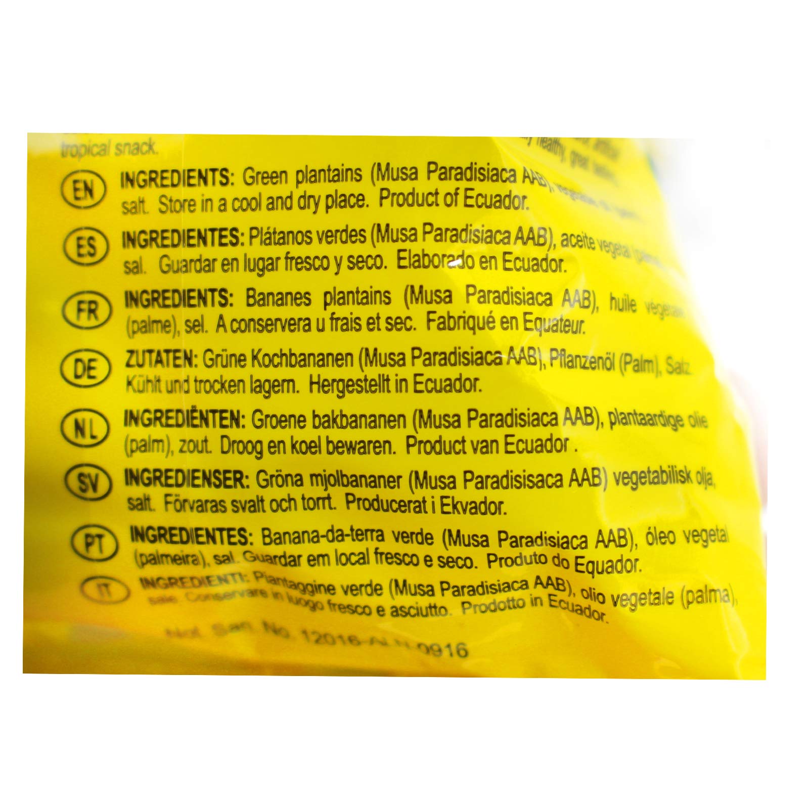 20x85g Sparen! Plantain Chips Kochbananen Chips leicht gesalzen
