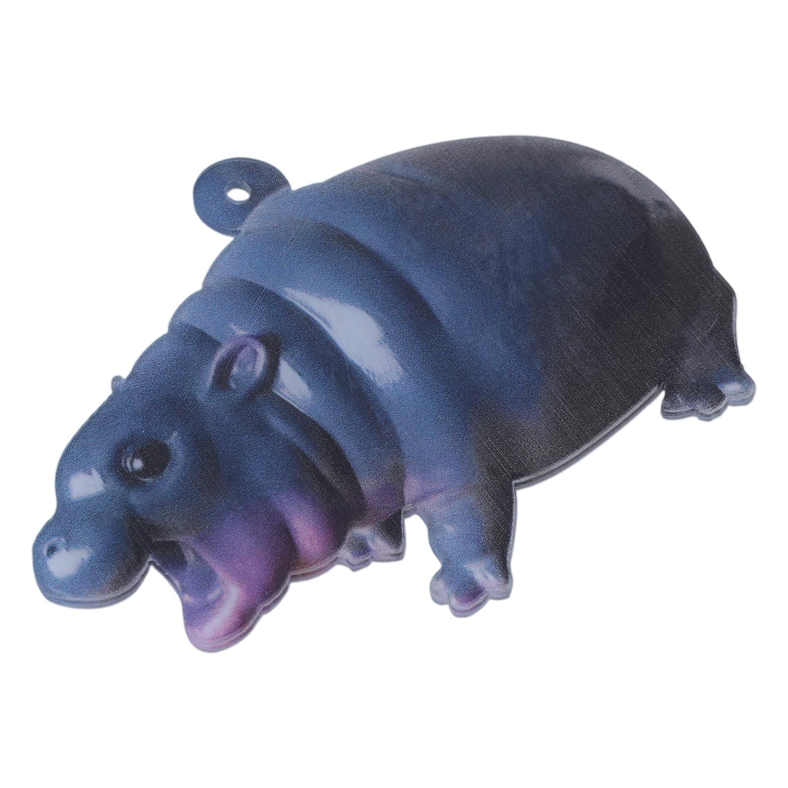 Hippo Figurine Christmas Embellishment Festival Hippo Christmas Tree Pendant Decors for Families and Enthusiasts Ornament