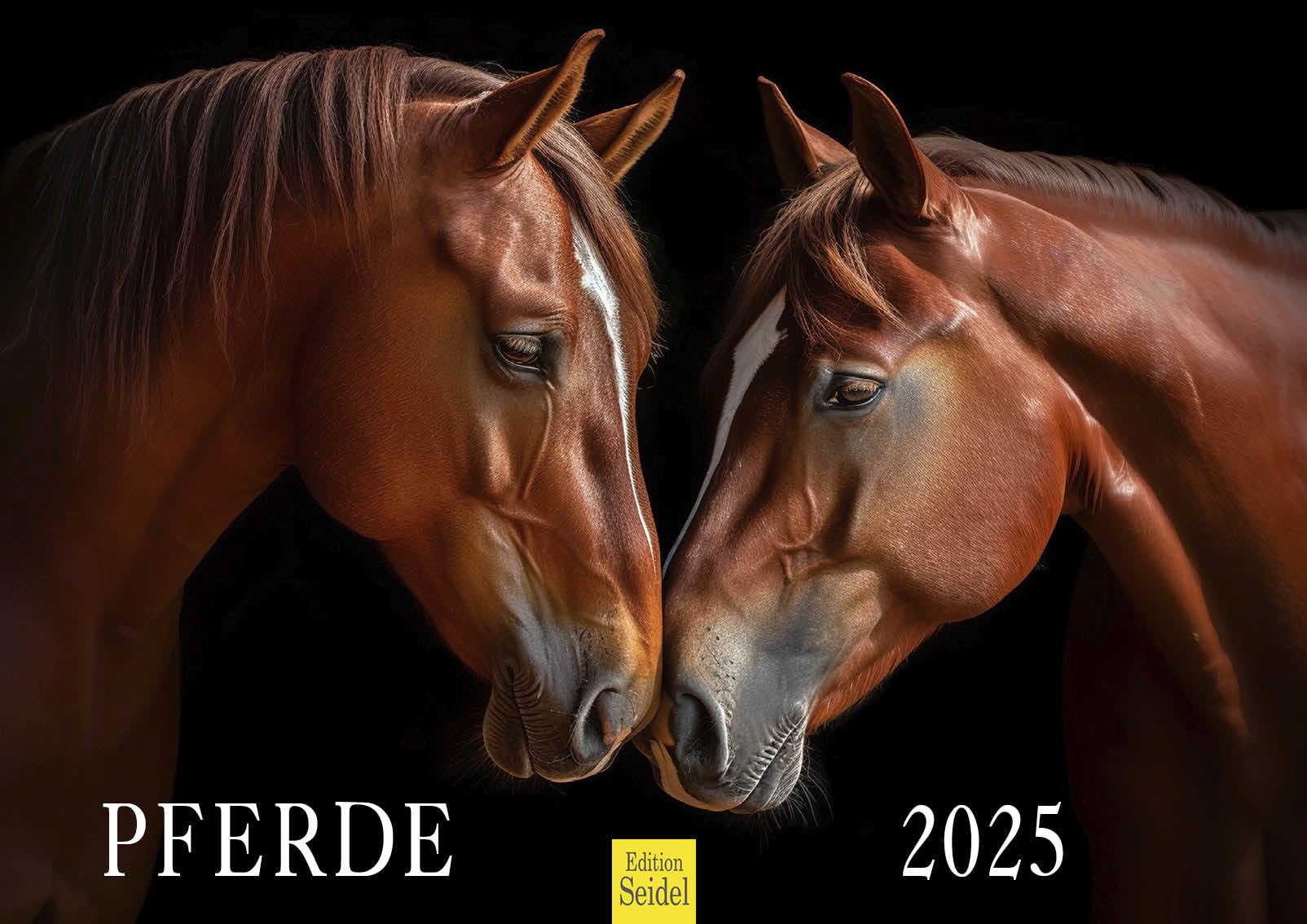 Edition Seidel Premium kalender veulen 2025 formaat DIN A3 wandkalender paardenkalender dieren dieren kinderen paarden merrie hengst natuur boerderij