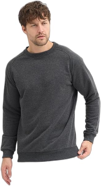 Slazenger NADAV Erkek Koyu Gri Sweatshırt
