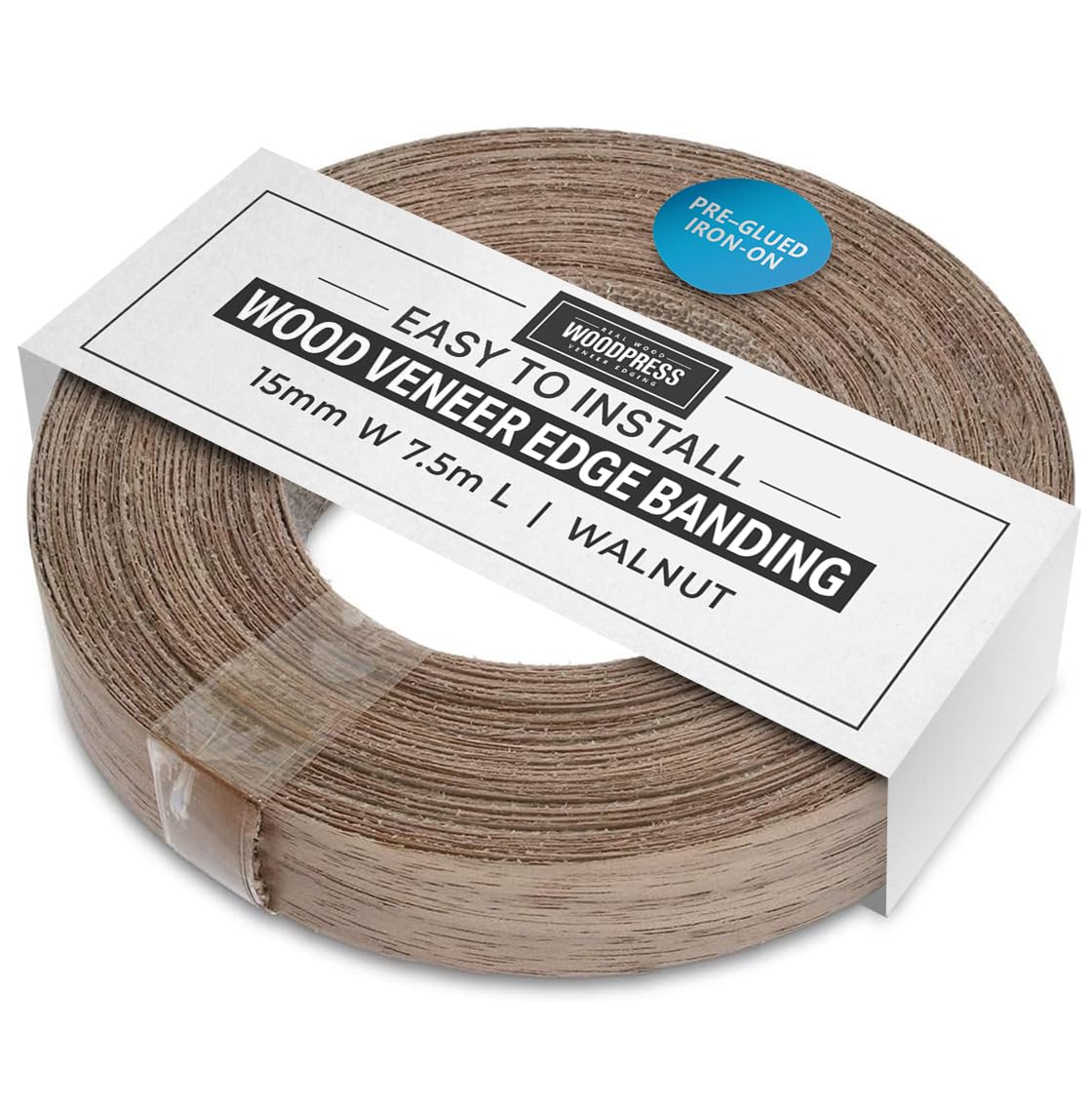 WordPress® 15 Mm Echt Walnoot Hout Voorgelijmd Fineer Kantenband Rol Van 7 5 M Makkelijk Doe Het Zelf Op Te Strijken Applicatie Bedekt Rand Standaard Mdf Paneel 1931427822