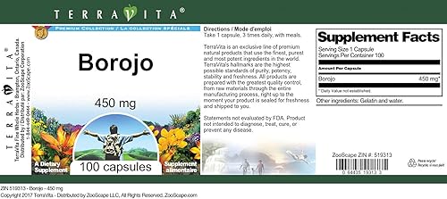 Miniatura 3 de Borojo - 450 mg (100 Cápsulas, ZIN 519313)