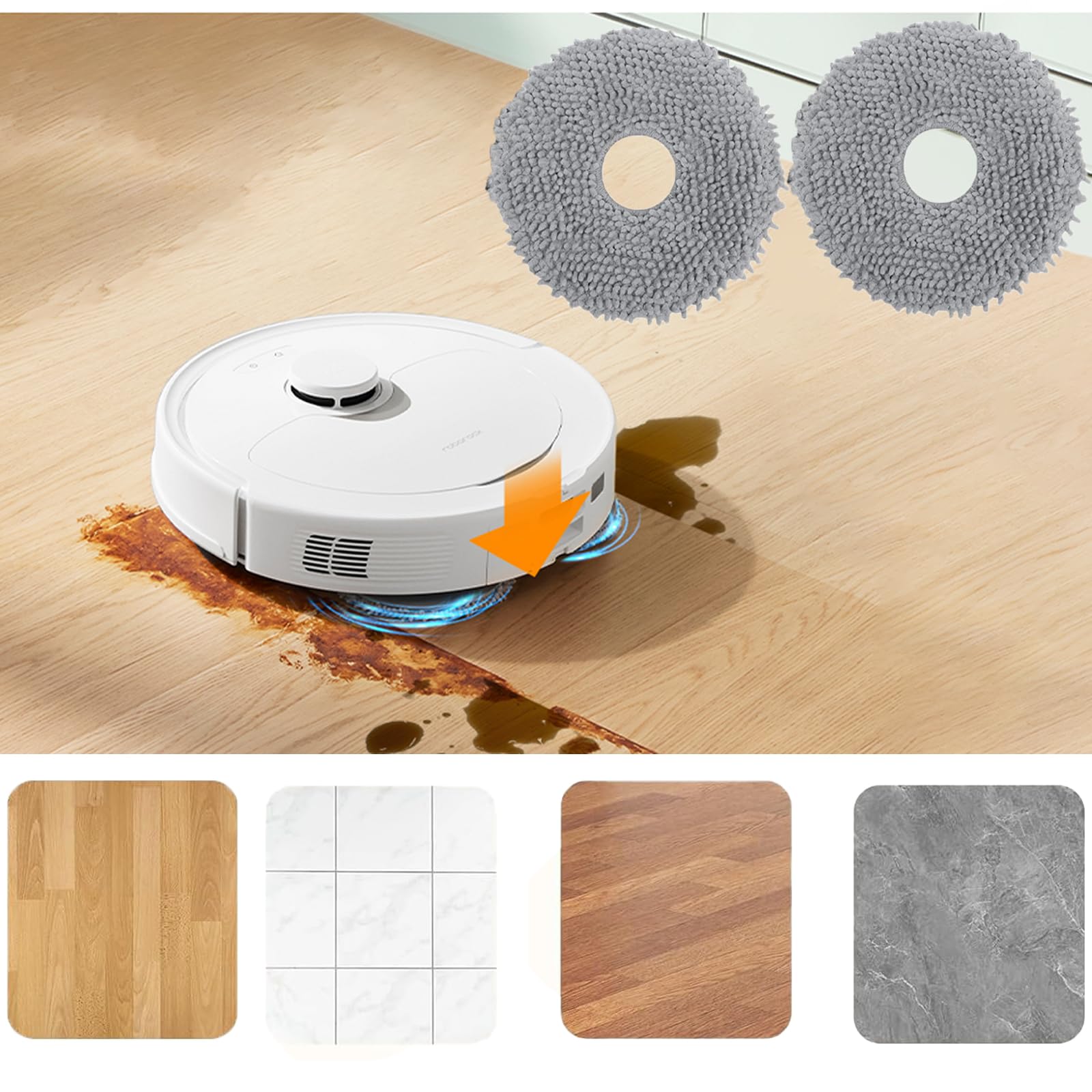 Couvercle de brosse principale pour aspirateurs robots Roborock Qrevo S , Qrevo , Qrevo Pro , Qrevo Maxv , Qrevo Plus , accessoires de remplacement pour couvercle de brosse à rouleau