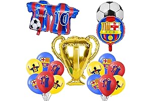 20-Piece Soccer Theme Birthday Party Decorations Kit