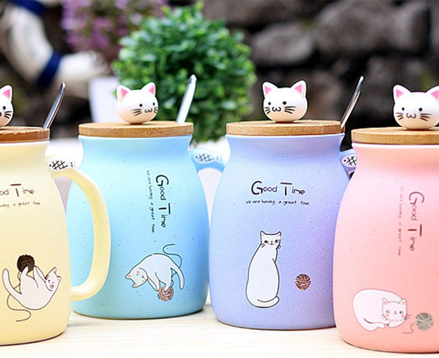 sesame cat heat resistant cup