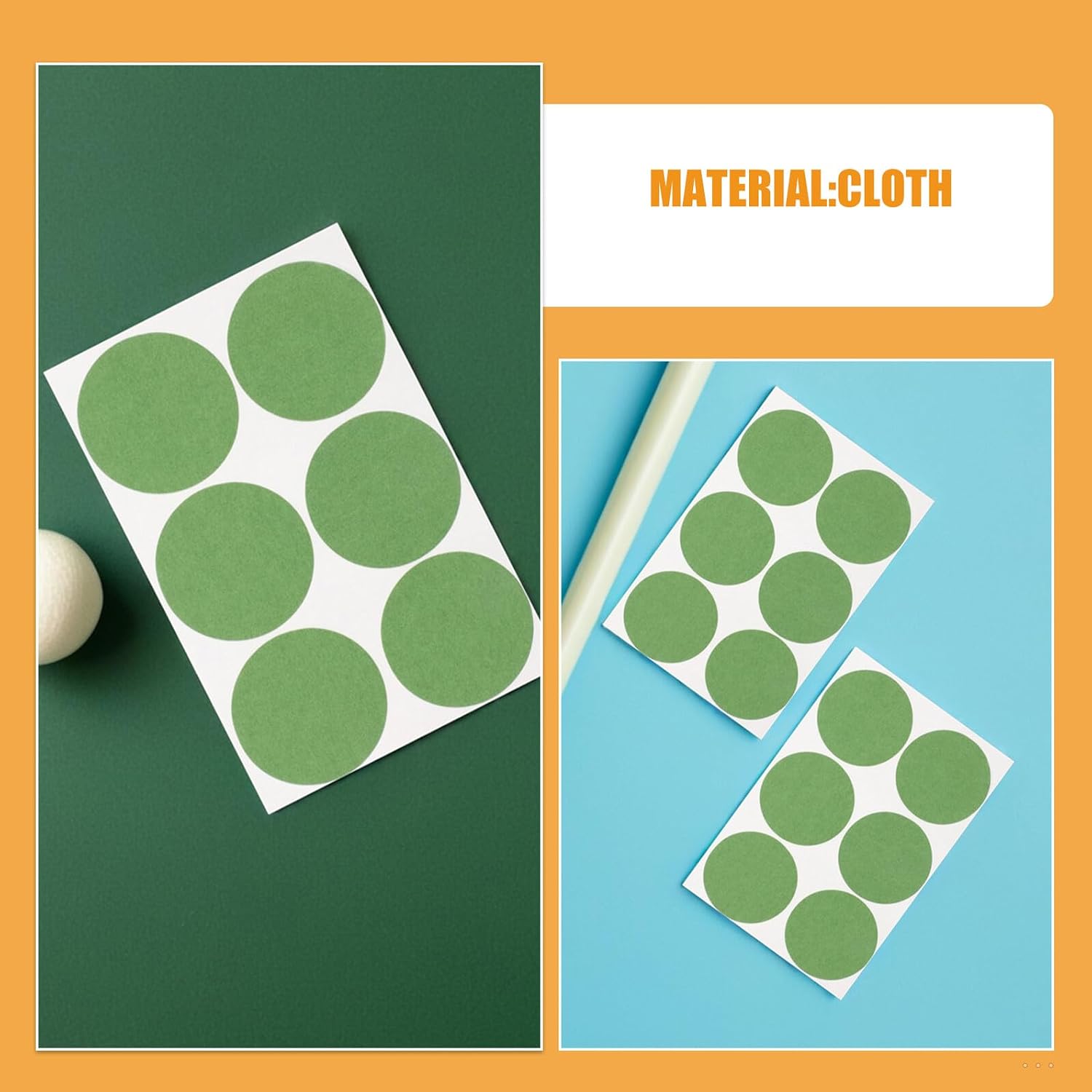 2 Sheet Self-Adhesive Snooker Tablecloth Patch Pool Felt Repair Patches Billiard Table Mending Stickers for Seamless and Strong Adhesion Pool Table Repair