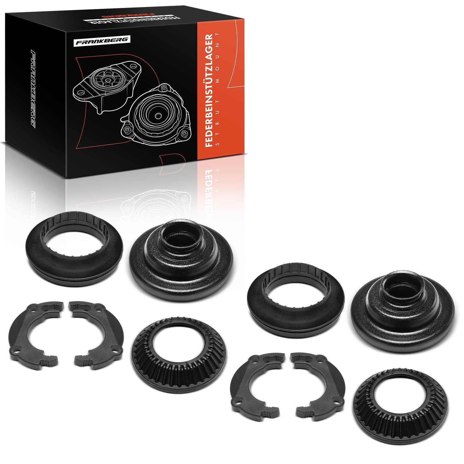 Frankberg 2x Domlager Federbeinstützlager Vorne Links Rechts Kompatibel mit Zafira/Zafira Family B A05 Astra H A04 Astra H Twintop A04 Astra H Caravan A04 Astra H GTC Replace# 344543