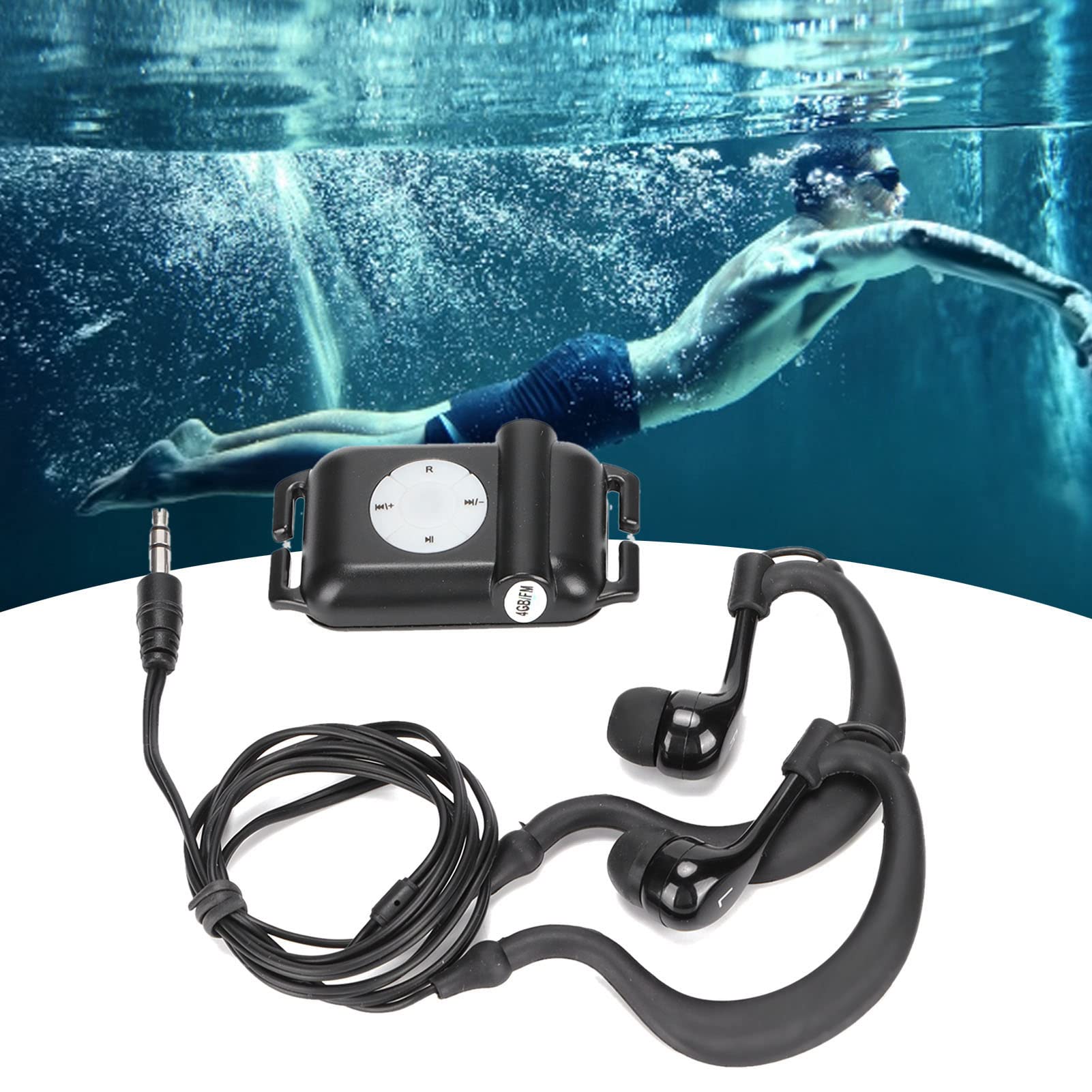 Lecteur MP3 étanche pour la Natation, Lecteur de Musique étanche IPX8 avec Casque sous-Marin