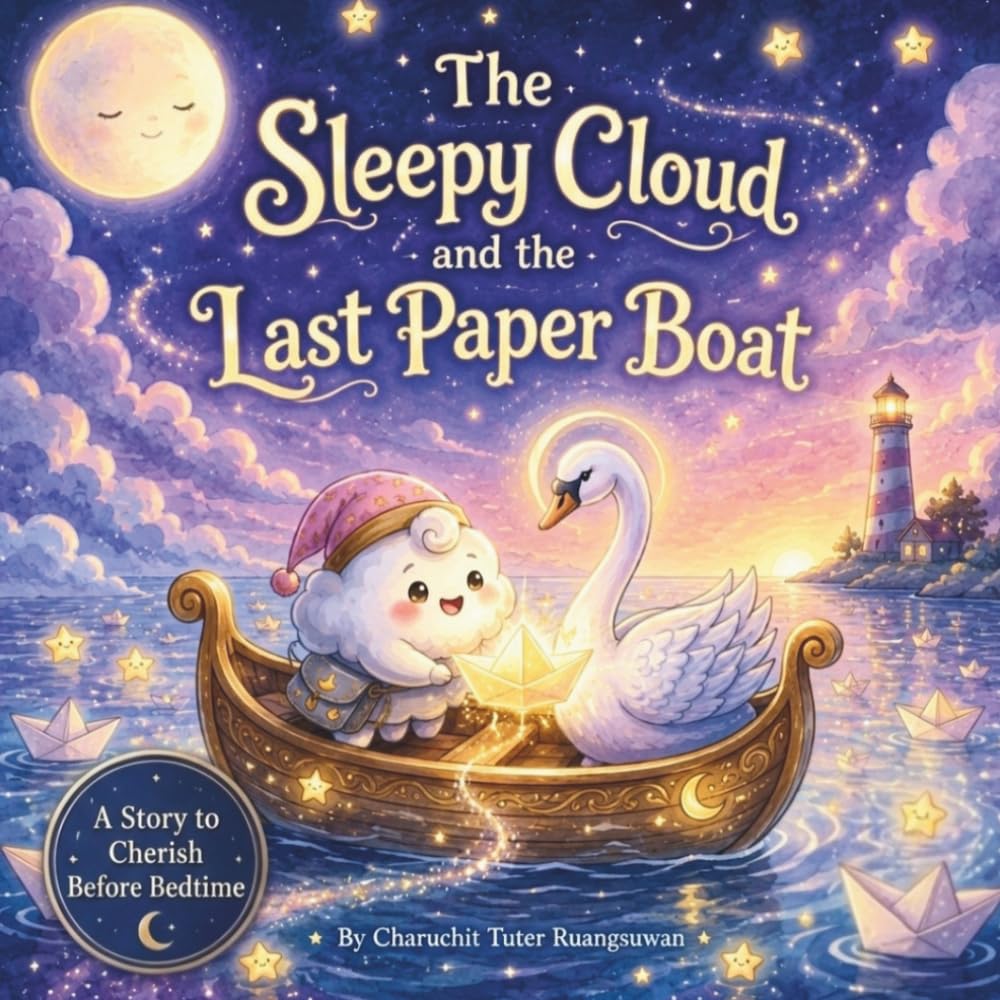 The Sleepy Cloud and the Last Paper Boat: A Magical Bedtime Story About Hope, Courage, and the Power of Dreams (The Sleepy Cloud Series)