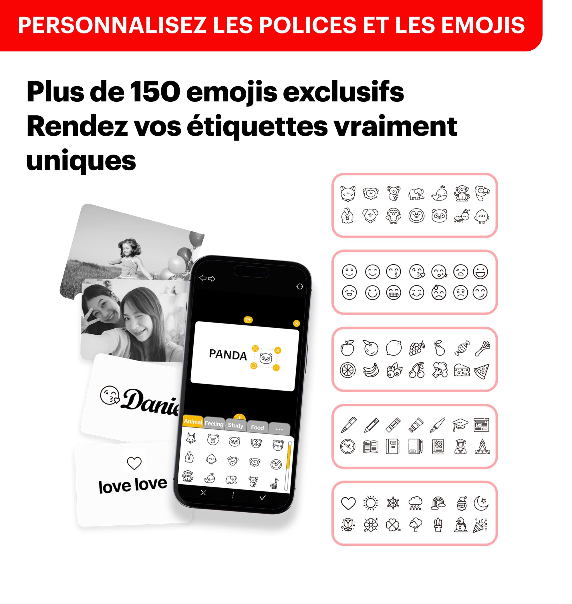 Kodak Memo Shot Era Cadeau Noel - Appareil Photo numérique instantané & Imprimante Photo, Jaune (Appareil Photo avec 1 Rouleau de Rouleau de Papier Photo One-Touch + 9 Rouleaux de Papier Photo Set)