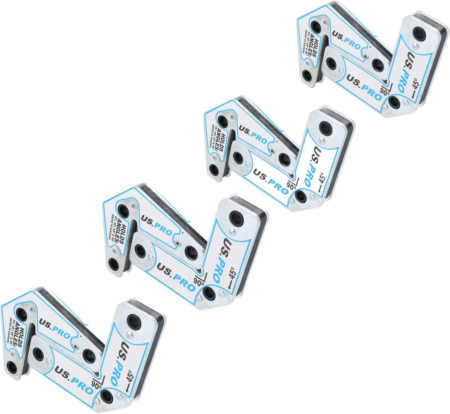 Multi Angle Magnetic Welding Magnets Positioning Kit 15 45 60 90 Degrees 8pc