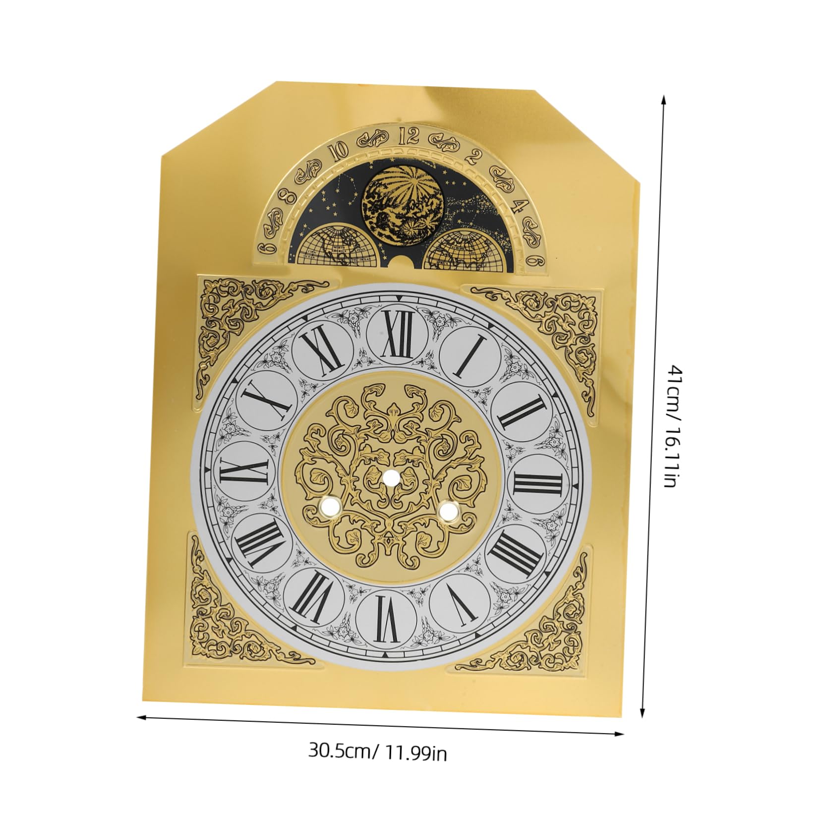 ERINGOGO Quarz Uhrwerk aus Metall mit Arabischen Ziffern Langlebig und Langlebig für Selbstgemacht Wanduhr und Elegante Wohnkultur Geeignet