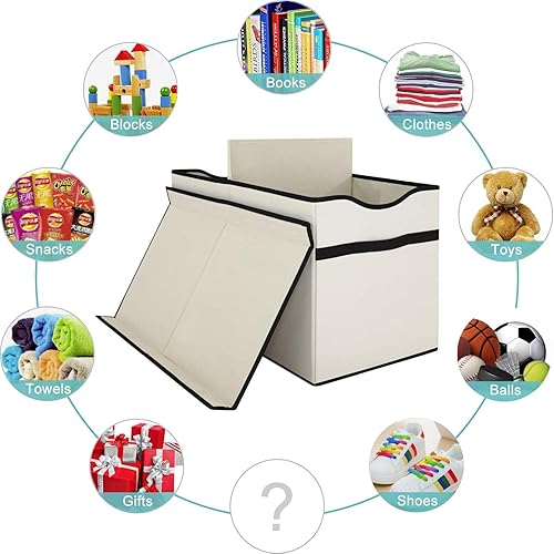 Miniatura 5 de VICTOR'S Caja de juguetes NEGRO+BEIGE2