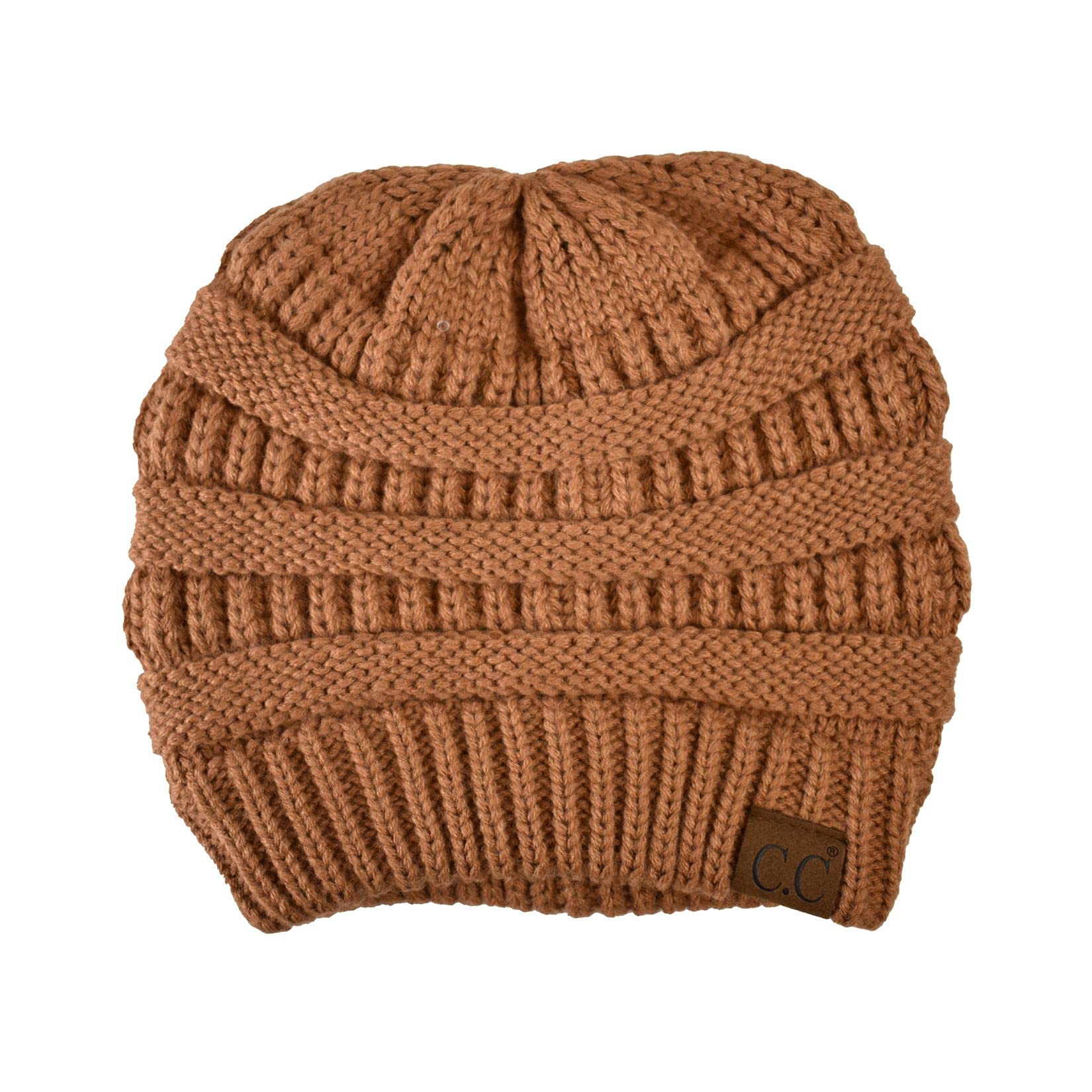 C.C Trendy Warm Chunky Soft Stretch Cable Knit Beanie Skully, Winter Mint, One Size — view 26