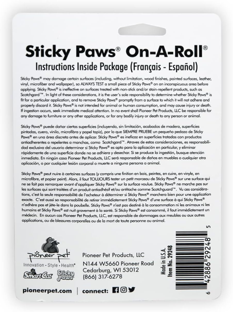 Sticky Paws Pioneer Pet Roll (32.8 feet)