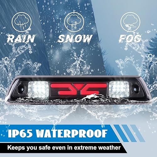 Miniatura 4 de Tercera luz de freno para Ford F150 2009-2014 3 luz de freno LED luz trasera trasera ahumada luz de freno LED luz de freno de montaje alto