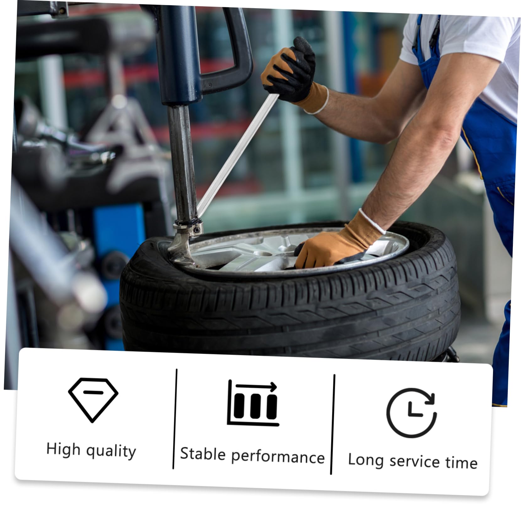 Gatuida 4pièces Professional Tyre Lever Acier -vanadium Pour Réparation De Pneus De Voiture Outil Pratique Et Pour Démonter Et Réparer Pneus