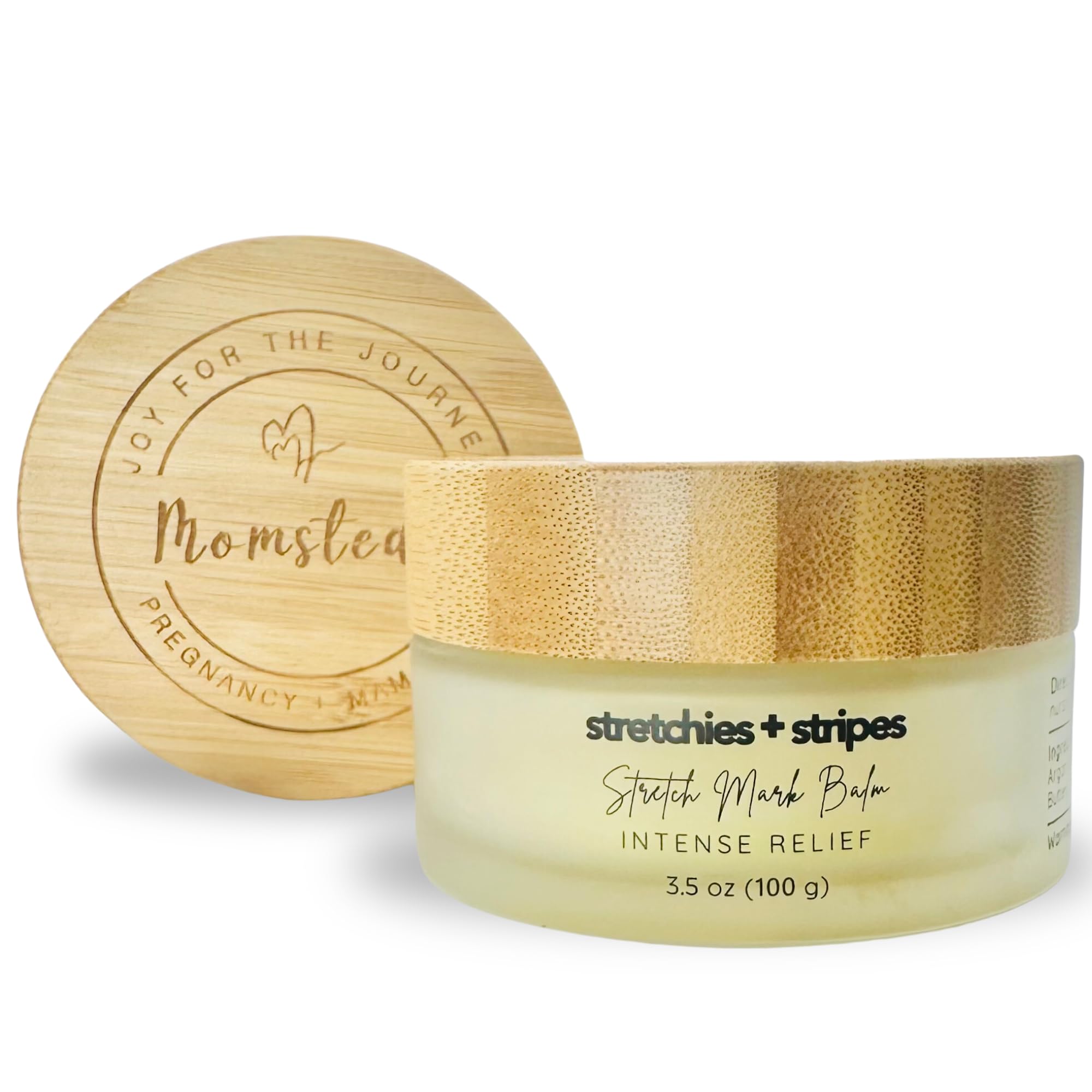 Momstead Stretchies and Stripes Stretch Mark Balm | Intense Relief | Pregnancy Safe