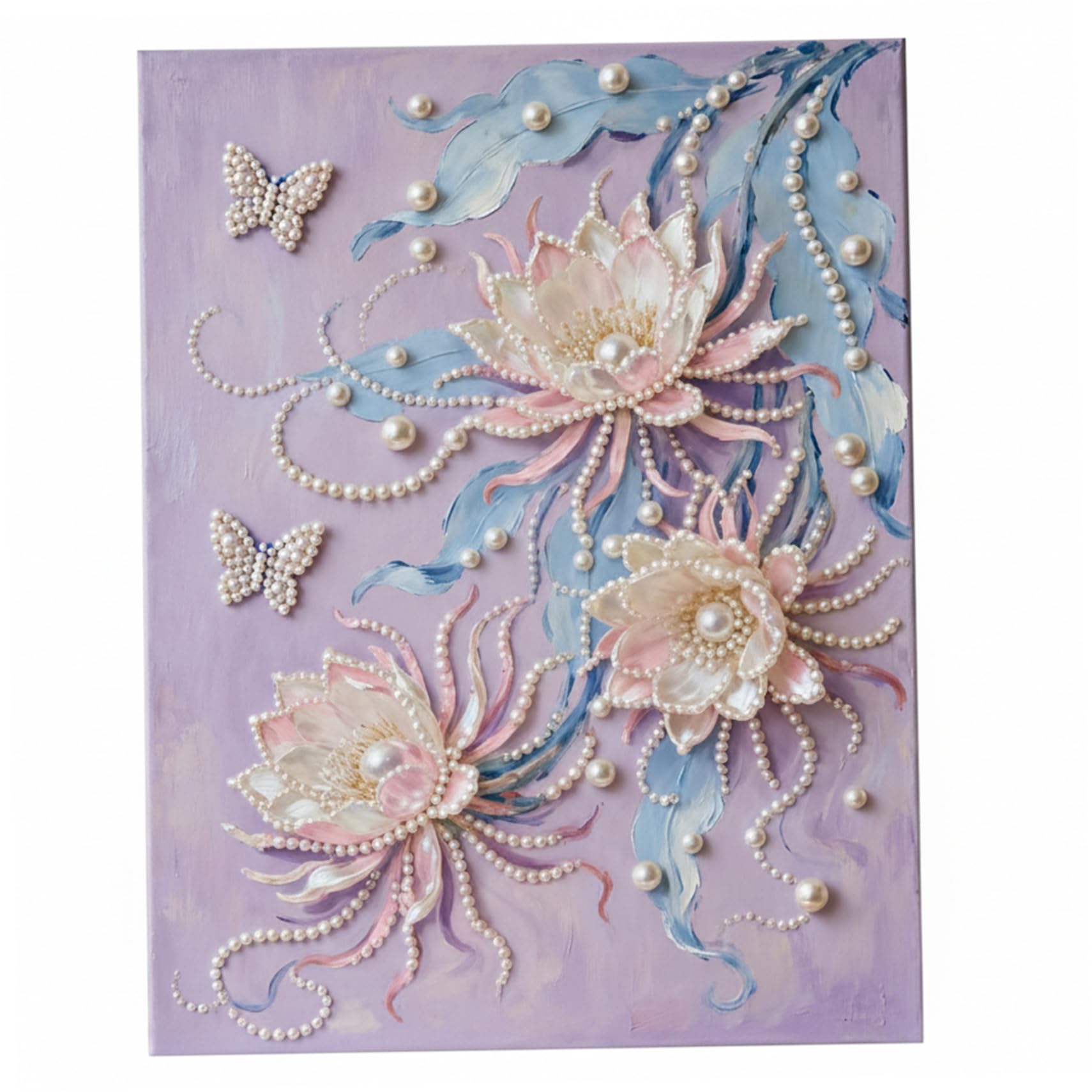 Kit peinture de perles adulte pour créer une décoration murale DIY salon