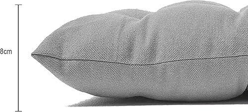 Miniatura 4 de Cojín de banco suave y grueso para silla con respaldo, cojín de banco largo de 2 plazas y 3 plazas para patio y exteriores, cojín de respaldo de