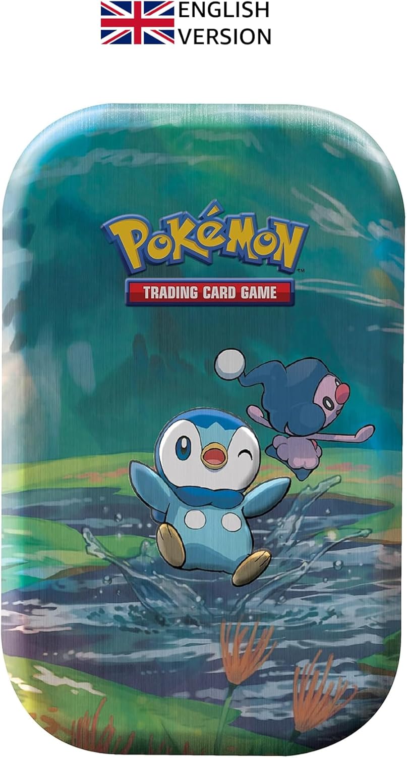 Pokémon TCG: Sinnoh Stars Mini Tin - Piplup, Mr Mime (2 Booster Packs & 1 Pokémon Art Card)