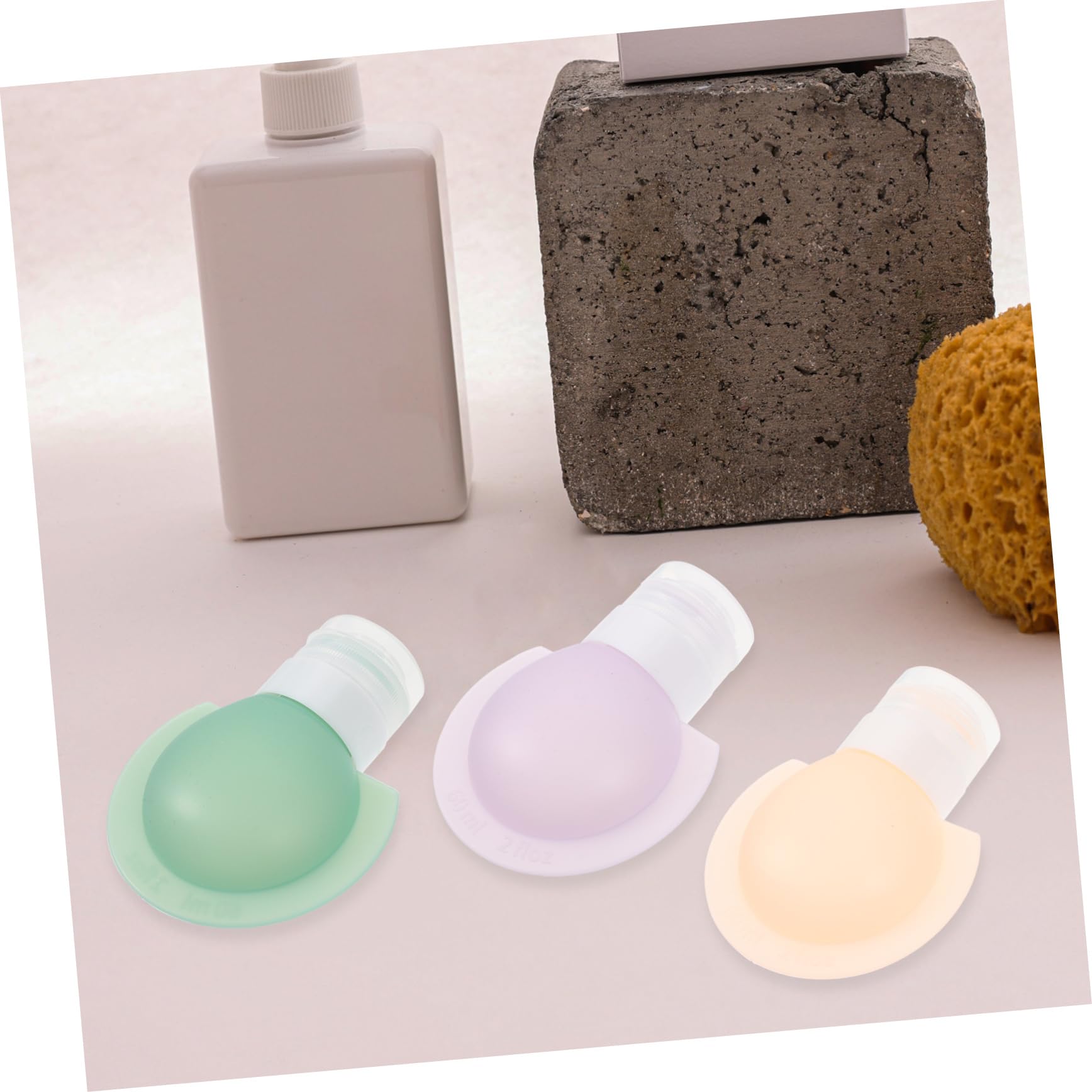 BESTYASH 5 Sätze Silikonflaschen Teiliges Nachfüllbare Kosmetikflaschen Für Shampoo Und Flüssigkeiten Auslaufsicher Klein Für Unterwegs Toilettenartikel Und Körperpflege 3 Stück * 5
