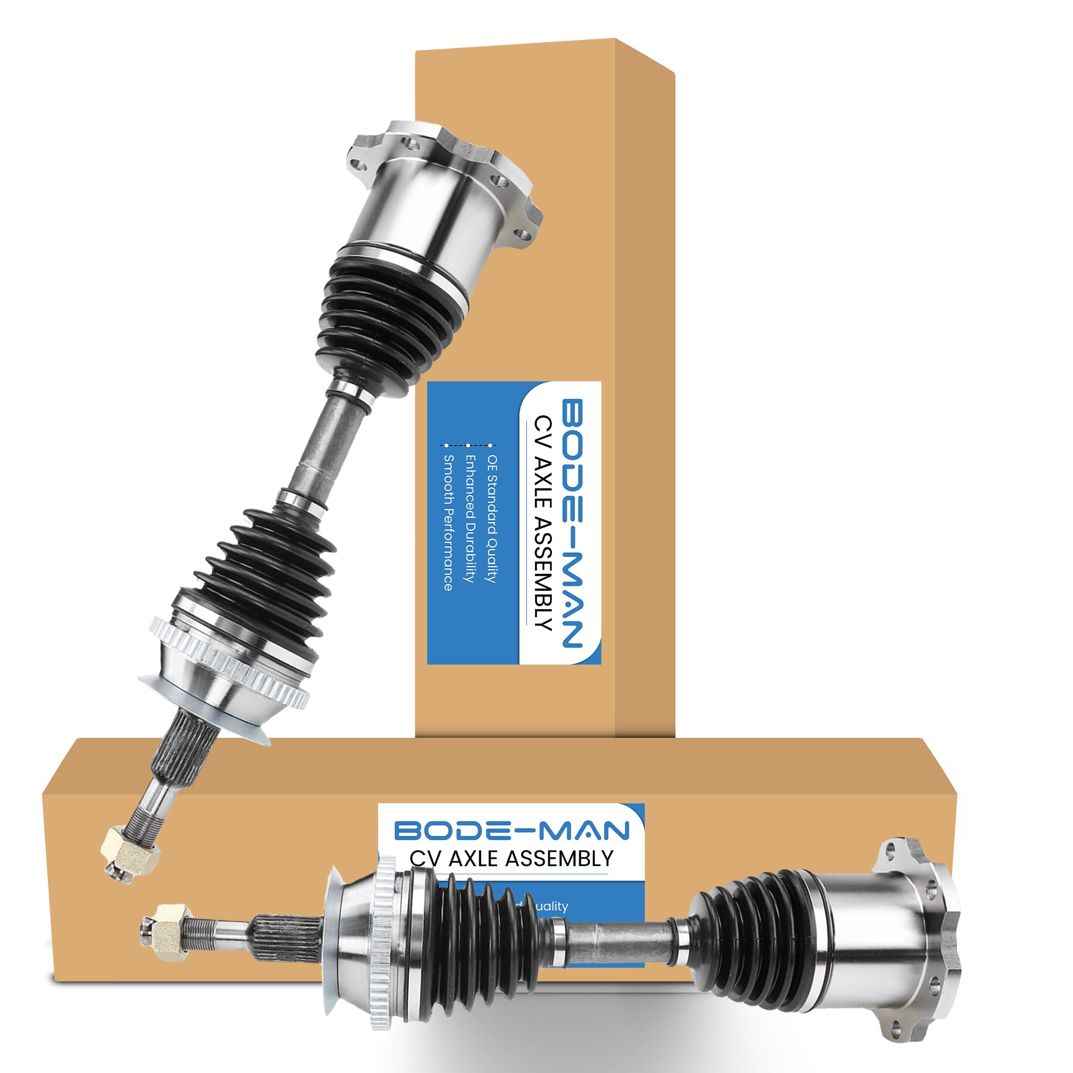 Bode-man Pair Front CV Axle Shaft Assembly for 1991-1996 Dodge Dakota 4WD