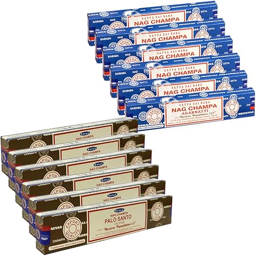Miniatura 3 de Nag Champa - Varillas de incienso y palitos de incienso de Palo Santo con soporte para incienso, paquete para fragancia del hogar y decoración