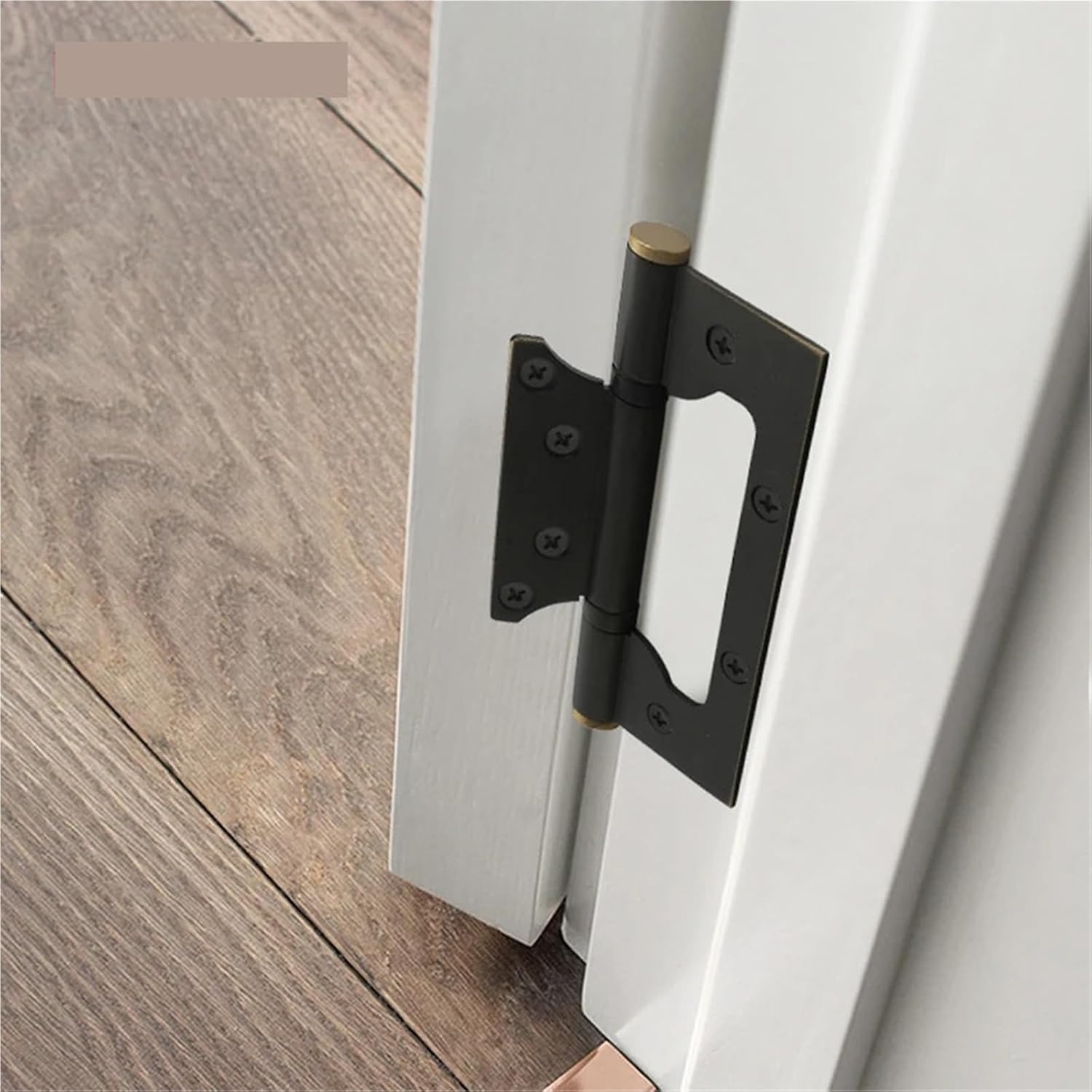 5.25-inch Brass Hinges 6.5-inch Household Swing 1Pcs(6.5-inch-1-Gun Grey)