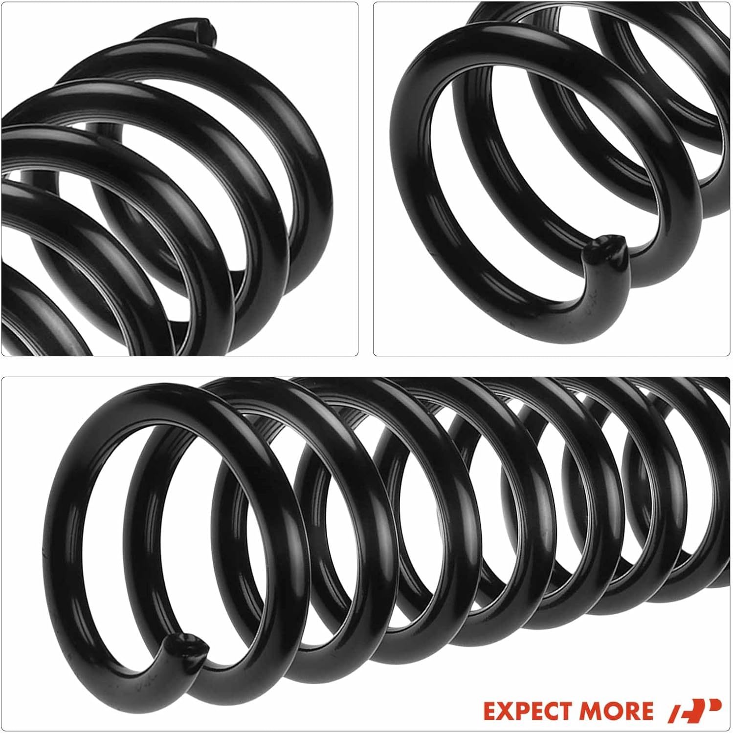 A-Premium Rear Coil Springs Compatible with Mercedes-Benz W202 C220 1996-1997, C230 1997-2000, Driver and Passenger Side, 2-Pack, Replace# A2023242004