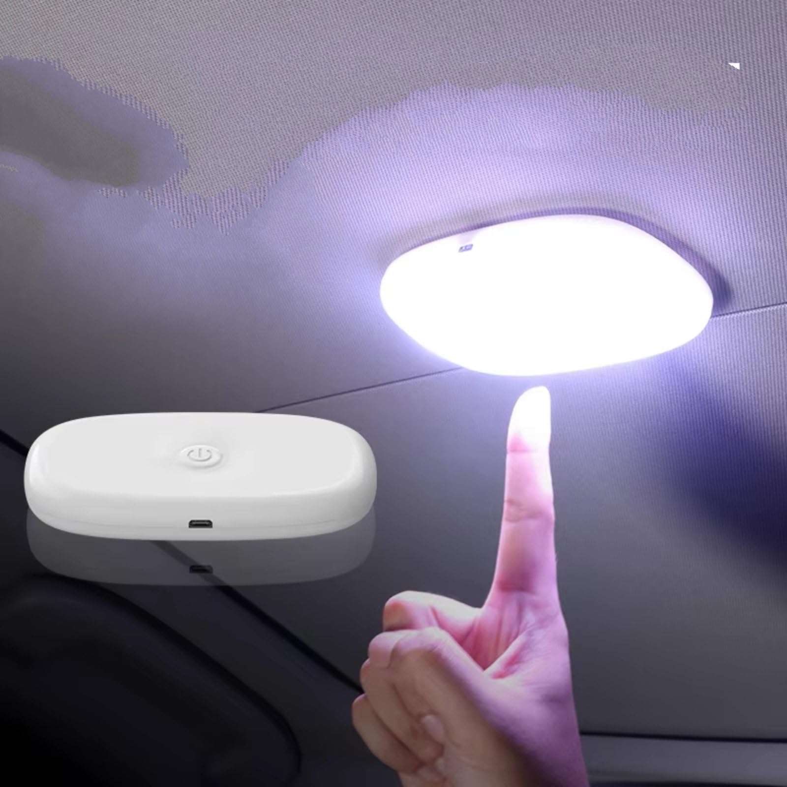 Luce da Lettura sul Tetto Lampada da Lettura Lampada da Interno sul Tetto Illuminazione Notturna Universale per Interni