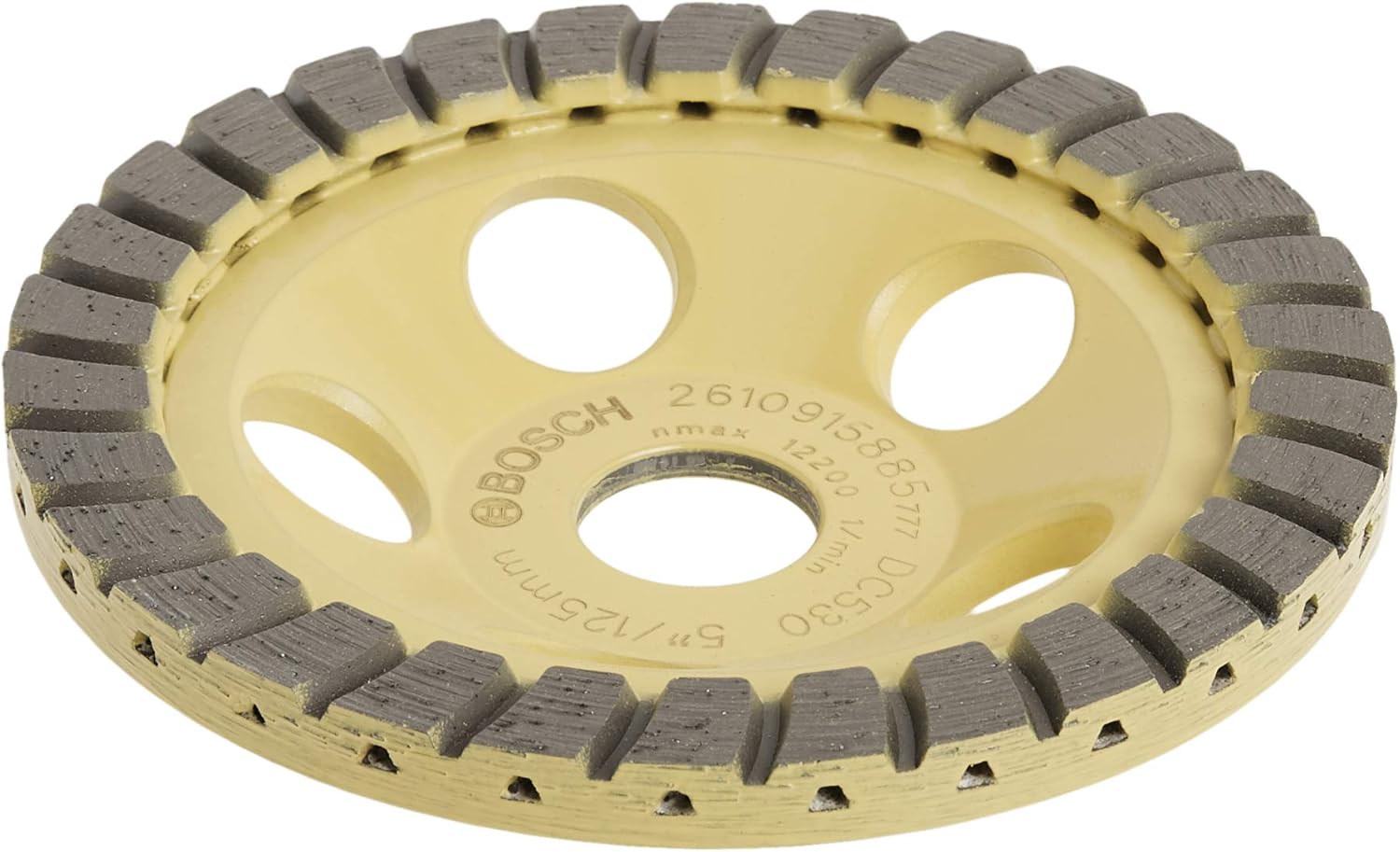 Bosch DC530 5-Inch Diamond Cup Grinding Wheel for Construction Materials