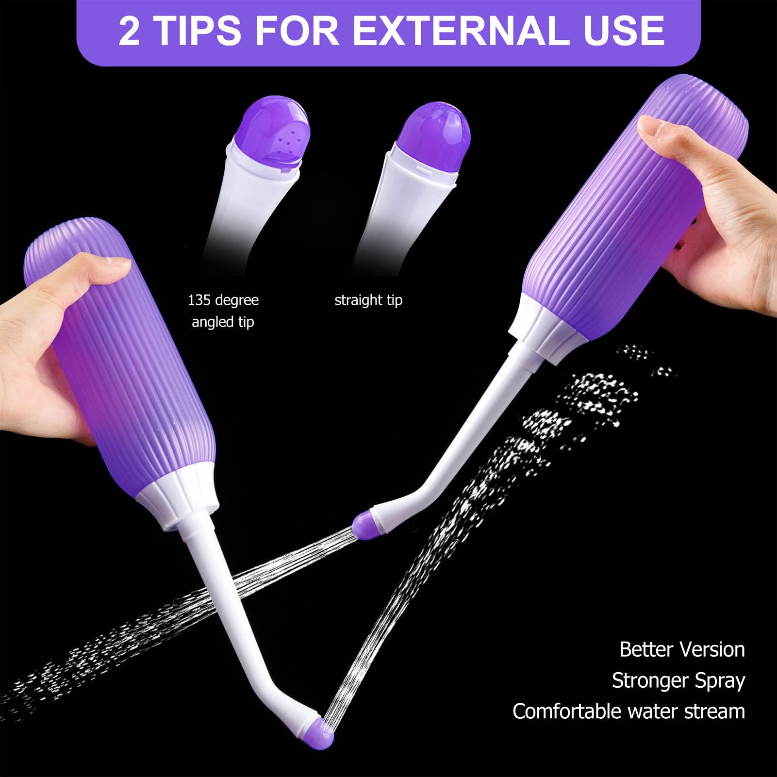 500ml Multipurpose Portable Bidet Sprayer Postpartum Peri Bottle for hygi-ene washing Soothing Postpa for Postpartum part Feminine Care — view 7