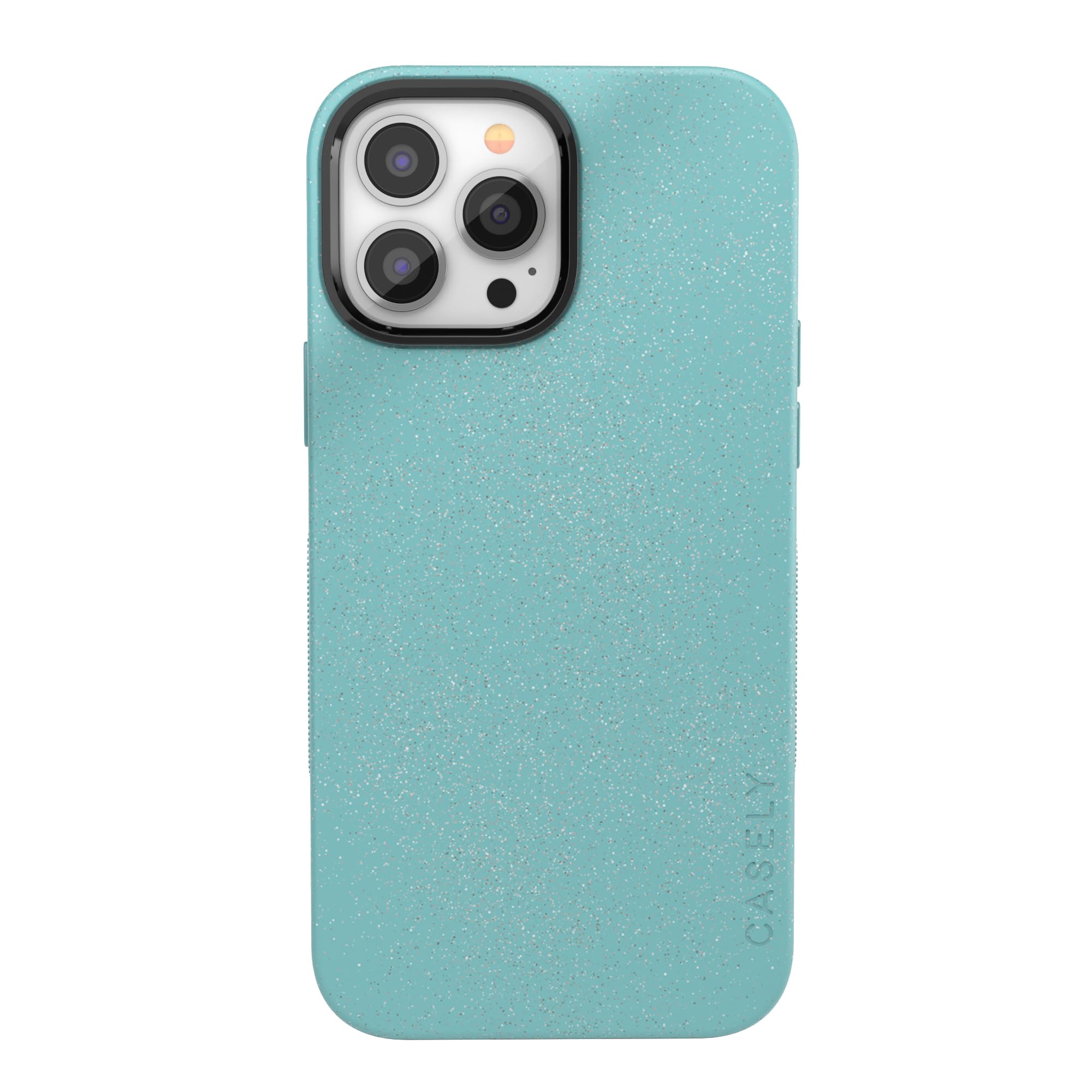 Casely iPhone 13 Pro Max Case | Aquamarine | Ocean Blue Shimmer | Bold Protective Design | Compatible with MagSafe