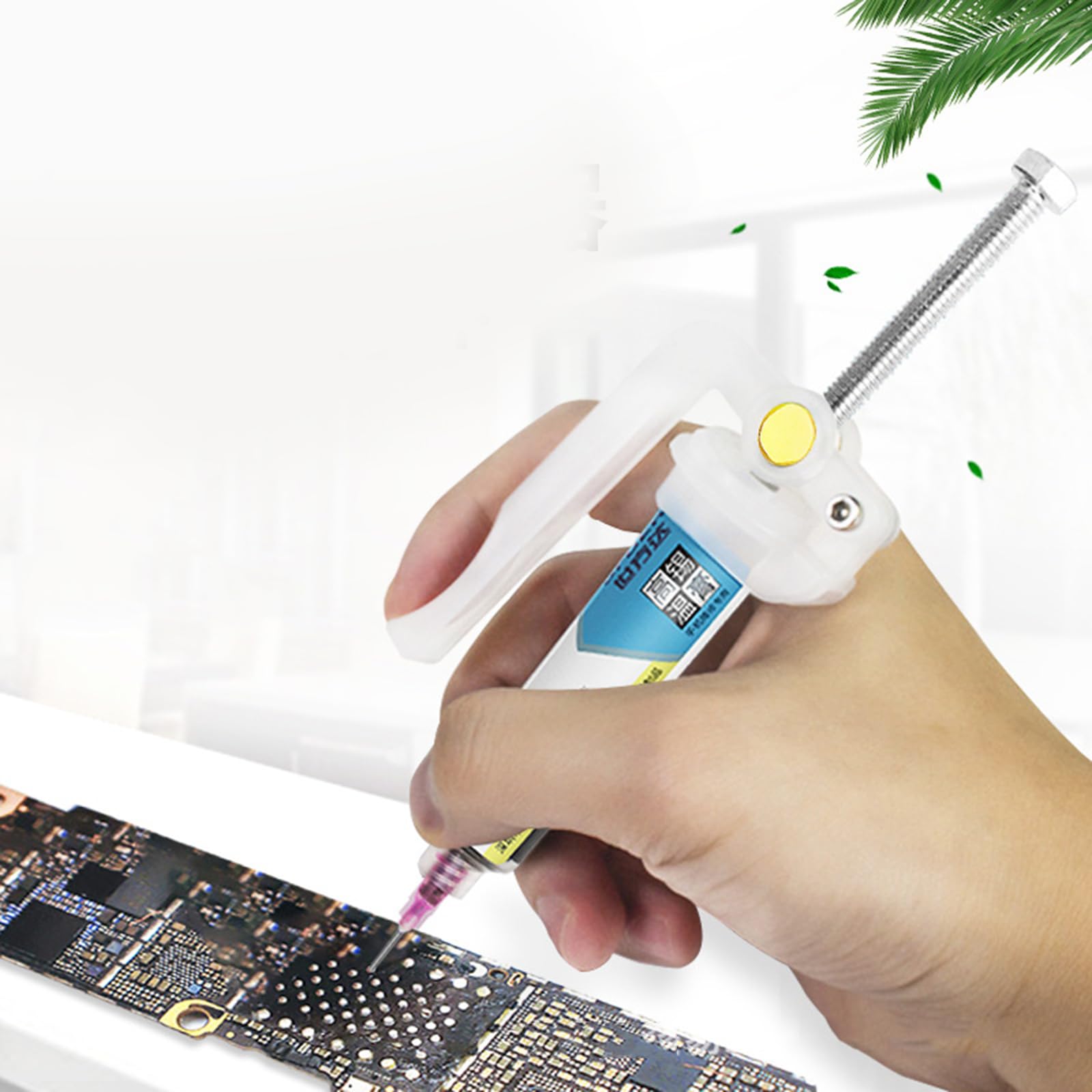 Effizienter manueller Spritzenspender, Applikator, Lötpasten, Upgrades für Lötpasten und Anwendungen
