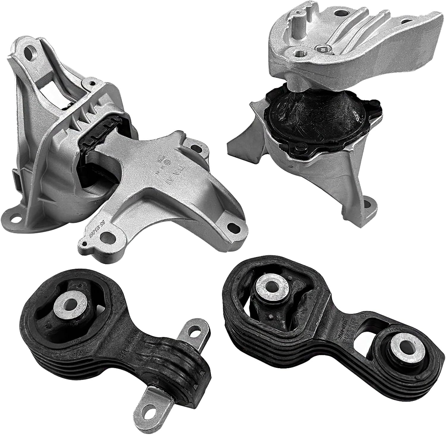 BST BSSP 4PCS Completed Engine Motor &Transmission Trans Mount Set Compatible with 2018 2019 2020 2021 2022 Honda Accord 1.5L AUTO CVT, Replace # A65109 A65128 A65126 A65112