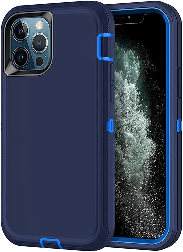 I-HONVA Funda para iPhone 11 Pro a prueba de golpes, a prueba de polvo y caídas, 3 capas de protección de cuerpo completo sin protector de pantalla,