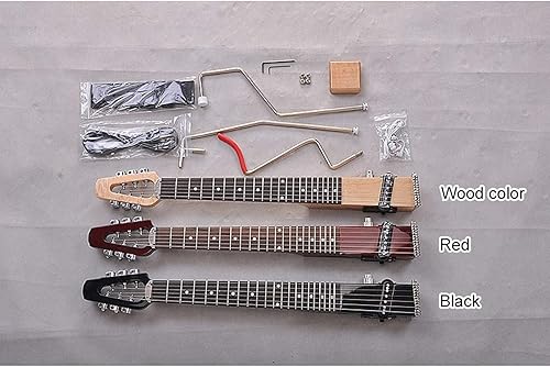 Miniatura 3 de Cuello de práctica de guitarra de bolsillo, ejercicio de dedo, herramienta de práctica de guitarra portátil para principiantes, entrenador de