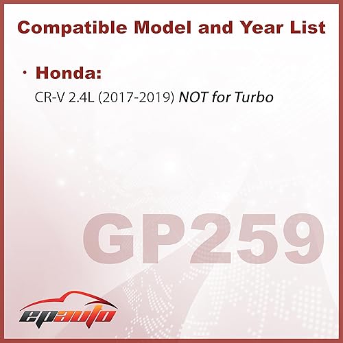 Miniatura 2 de EPAuto GP259 (CA12259) Reemplazo del filtro de aire del motor para Honda CR-V 2.4L (2017-2019) - Filtro de panel rígido para mejorar el flujo de