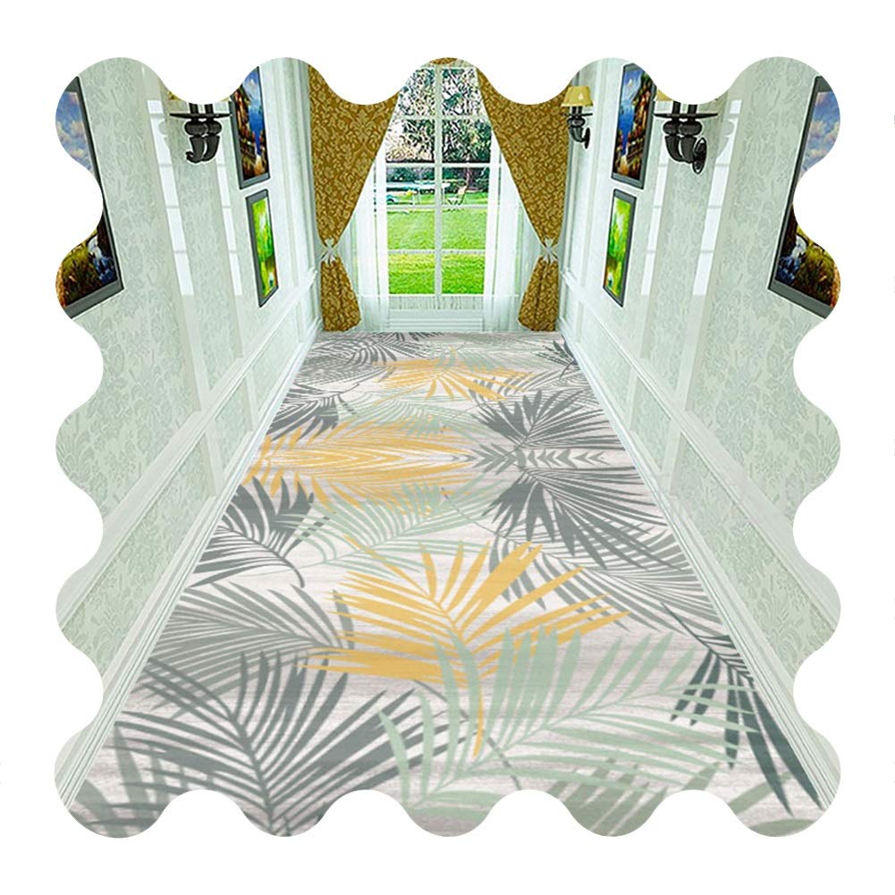Tapis de couloir 3D végétal haut de gamme tapis d'entrée design moderne