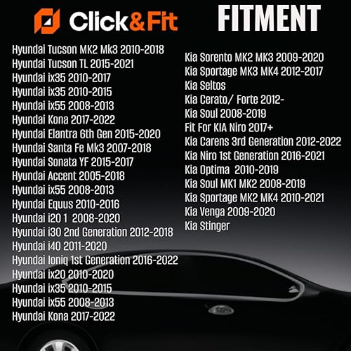 Miniatura 2 de Boquillas de lavadora WS, repuesto para vehículos Hyundai 2008-2022, automóviles Kia 2008-2022 pulverizadores de agua para parabrisas, 2 piezas, OEM