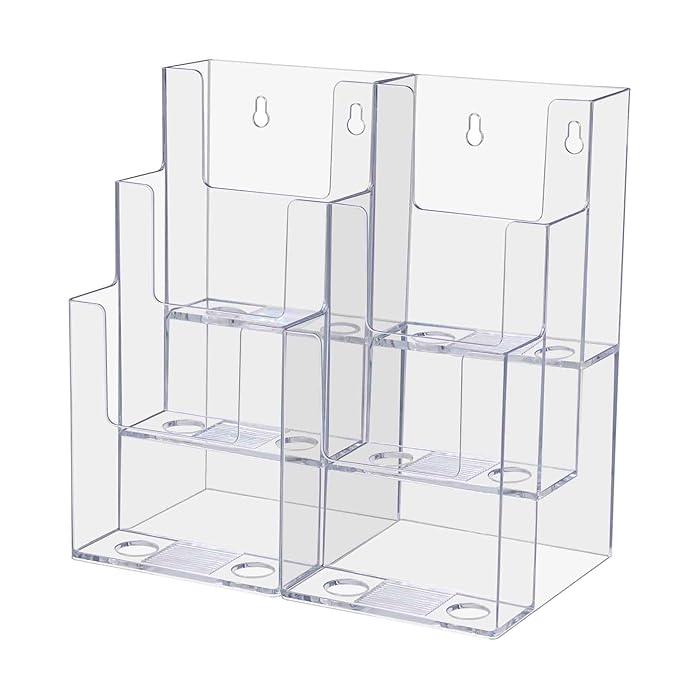 Buy Marketing Holders 3 Tier Countertop or Wall Mount Brochure Holder